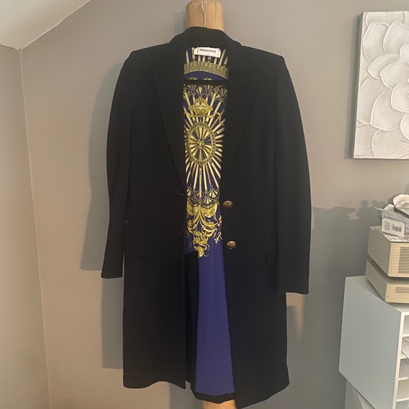 Emilio Pucci long evening blazer Navy color size 8 - Picture 1 of 4